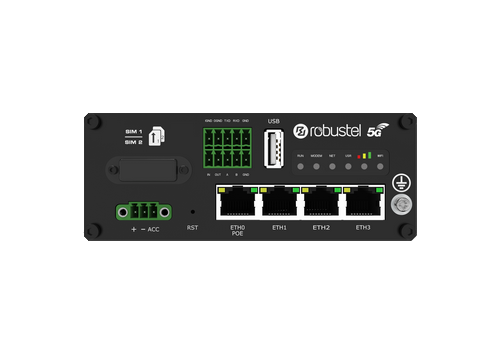 Routeur R5020-5G de Robustel : Routeur 5G et WiFI 2,4/5GHz industriel -  PoE-PD